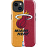 NBA Miami Heat Canvas iPhone 14 Plus Impact Case