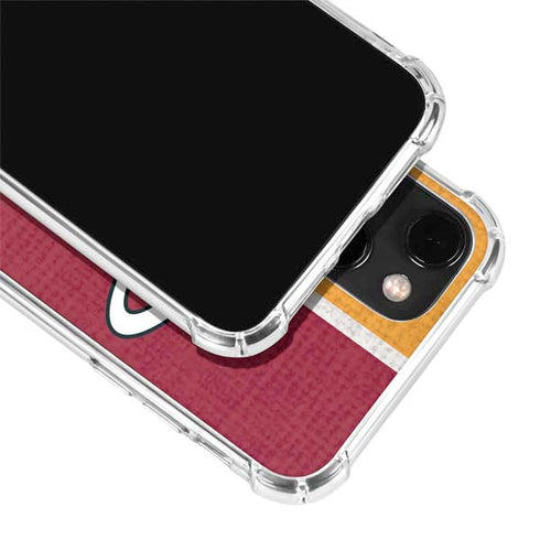NBA Miami Heat Canvas iPhone 15 Plus Clear Case