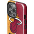 NBA Miami Heat Canvas iPhone 15 Pro Impact Case