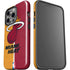 NBA Miami Heat Canvas iPhone 15 Pro Impact Case