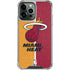 NBA Miami Heat Canvas iPhone 14 Pro Max Clear Case