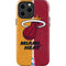 NBA Miami Heat Canvas iPhone 15 Pro Max Impact Case