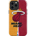 NBA Miami Heat Canvas iPhone 15 Pro Max Impact Case