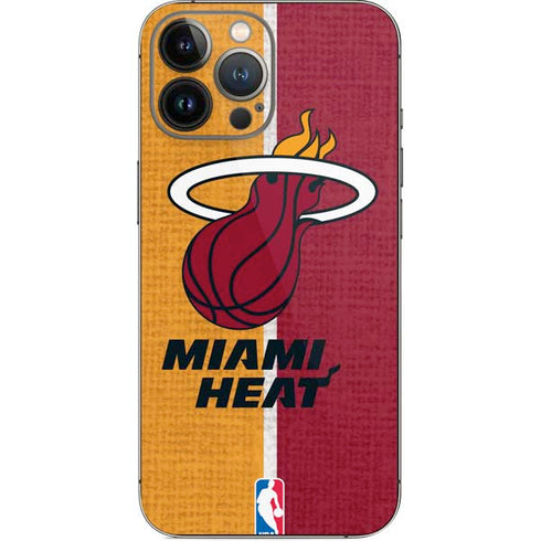 NBA Miami Heat Canvas iPhone 14 Pro Max Skin