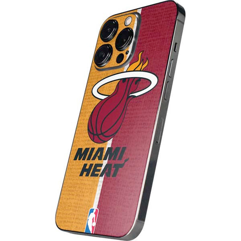 NBA Miami Heat Canvas iPhone 15 Pro Skin