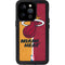 NBA Miami Heat Canvas iPhone 14 Pro Waterproof Case