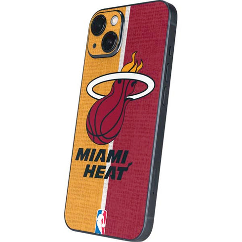 NBA Miami Heat Canvas iPhone 14 Skin