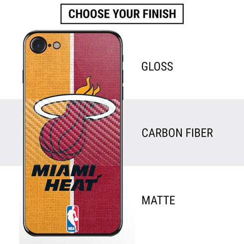 NBA Miami Heat Canvas iPhone SE (2nd & 3rd Gen) Skin