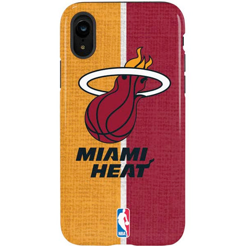 NBA Miami Heat Canvas iPhone XR Pro Case