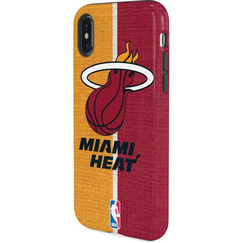 NBA Miami Heat Canvas iPhone XS Pro Case