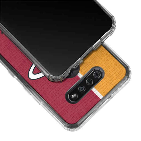 NBA Miami Heat Canvas LG K51/Q51 Clear Case