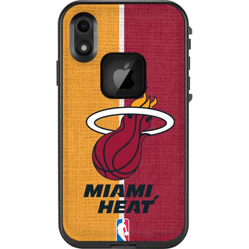 NBA Miami Heat Canvas LifeProof Fre iPhone Skin