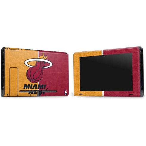 NBA Miami Heat Canvas Nintendo Switch Bundle Skin