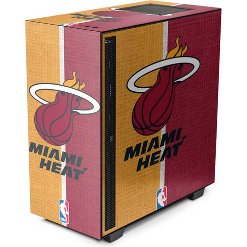 NBA Miami Heat Canvas NZXT H510 Compact ATX Mid-Tower Case Skin