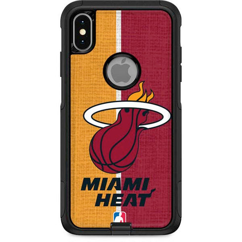 NBA Miami Heat Canvas Otterbox Commuter iPhone Skin