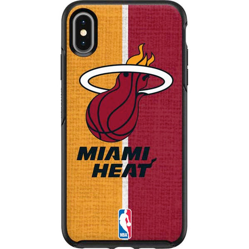 NBA Miami Heat Canvas Otterbox Symmetry iPhone Skin