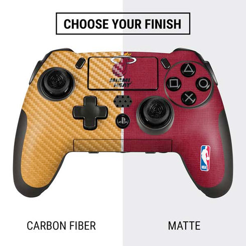 NBA Miami Heat Canvas PlayStation Scuf Vantage 2 Controller Skin