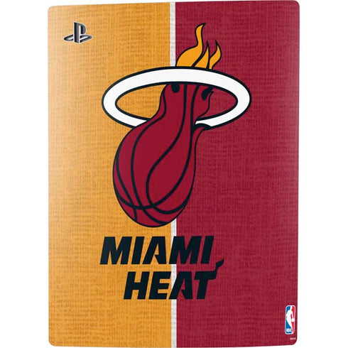 NBA Miami Heat Canvas PS5 Bundle Skin