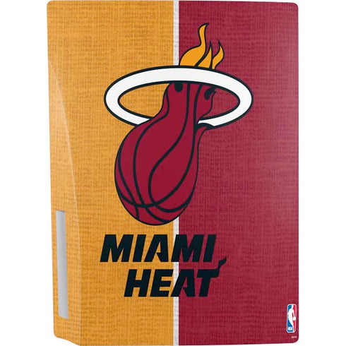 NBA Miami Heat Canvas PS5 Console Skin