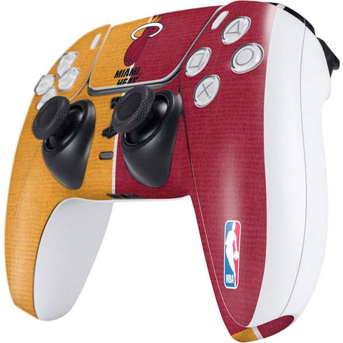 NBA Miami Heat Canvas PS5 Controller Skin