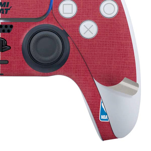 NBA Miami Heat Canvas PS5 Slim Digital Edition Bundle Skin