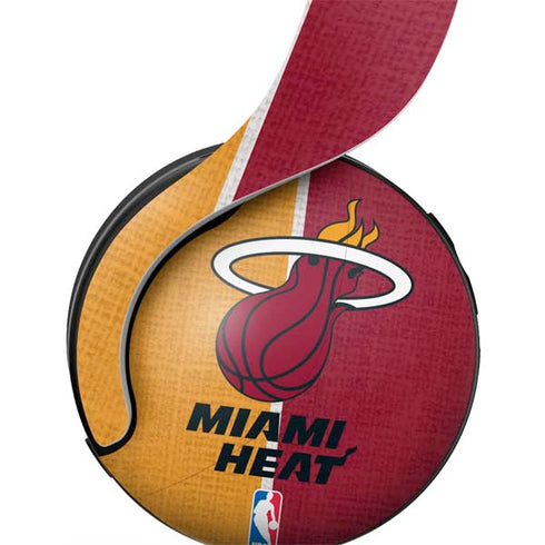 NBA Miami Heat Canvas PULSE 3D Wireless Headset for PS5 Skin