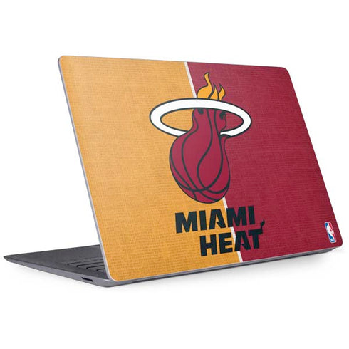 NBA Miami Heat Canvas Surface Laptop 3 13.5in Skin
