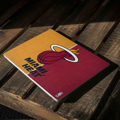 NBA Miami Heat Canvas Surface Laptop 3 13.5in Skin