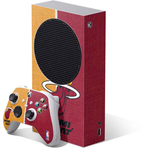 NBA Miami Heat Canvas Xbox Series S Skins