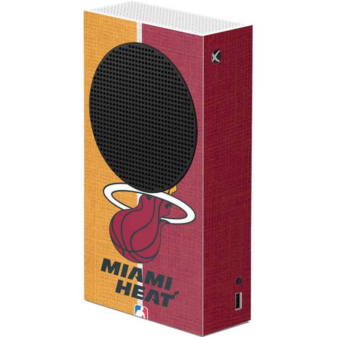 NBA Miami Heat Canvas Xbox Series S Console Skin