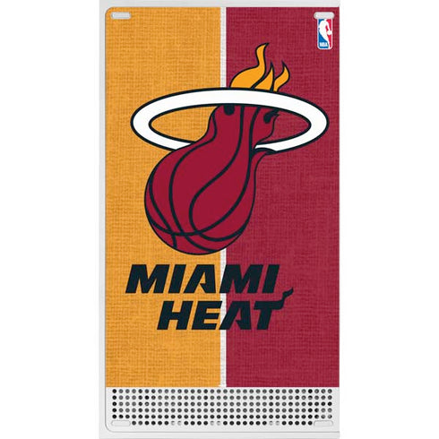 NBA Miami Heat Canvas Xbox Series S Console Skin