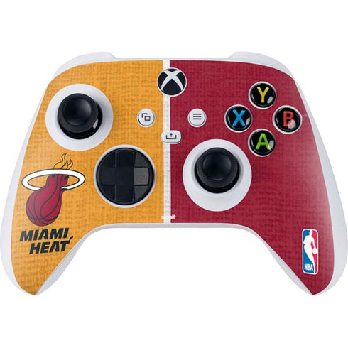 NBA Miami Heat Canvas Xbox Series S Controller Skin