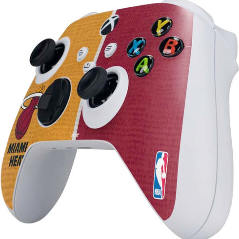 NBA Miami Heat Canvas Xbox Series S Controller Skin