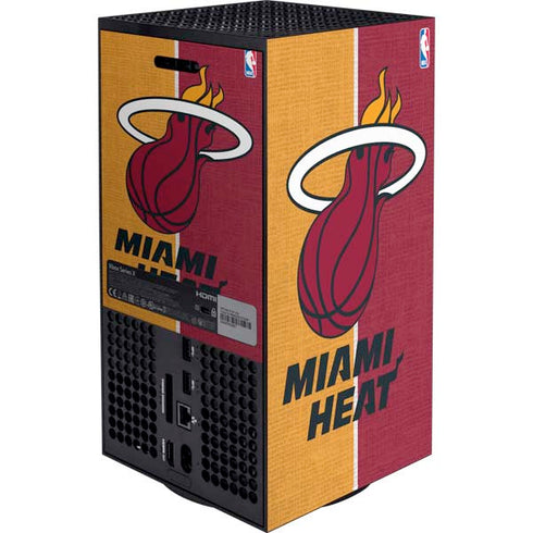 NBA Miami Heat Canvas Xbox Series X Bundle Skin