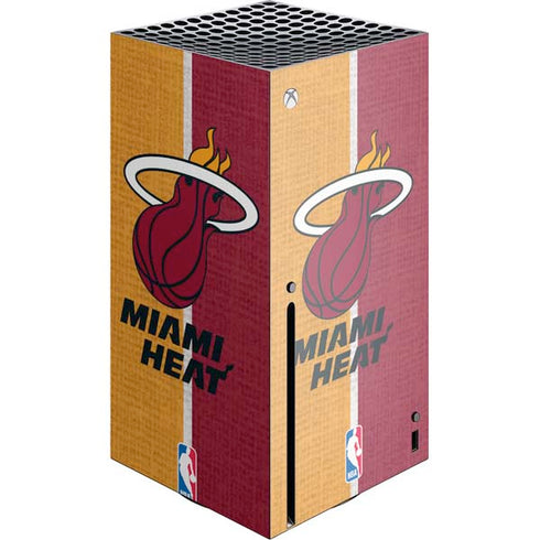 NBA Miami Heat Canvas Xbox Series X Console Skin