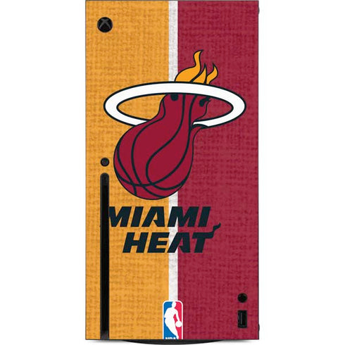 NBA Miami Heat Canvas Xbox Series X Console Skin
