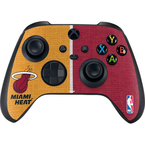 NBA Miami Heat Canvas Xbox Series X Controller Skin
