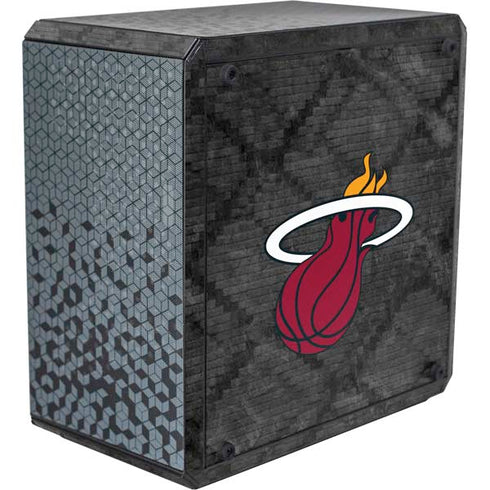 NBA Miami Heat Dark Rust Cooler Master MasterBox Q300L Mini Tower Skin