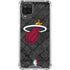 NBA Miami Heat Dark Rust Galaxy A12 Clear Case