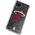 NBA Miami Heat Dark Rust Galaxy A12 Clear Case