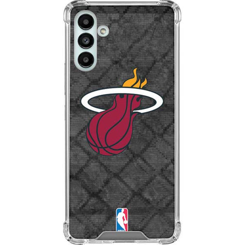 NBA Miami Heat Dark Rust Galaxy A13 5G Clear Case