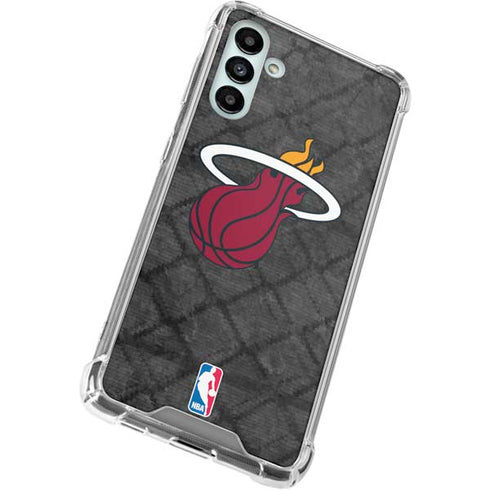 NBA Miami Heat Dark Rust Galaxy A13 5G Clear Case