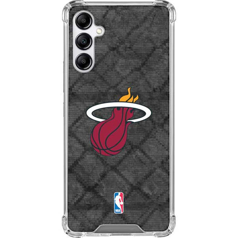 NBA Miami Heat Dark Rust Galaxy A15 5G Clear Case