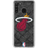 NBA Miami Heat Dark Rust Galaxy A21 Clear Case