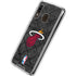 NBA Miami Heat Dark Rust Galaxy A30 Clear Case