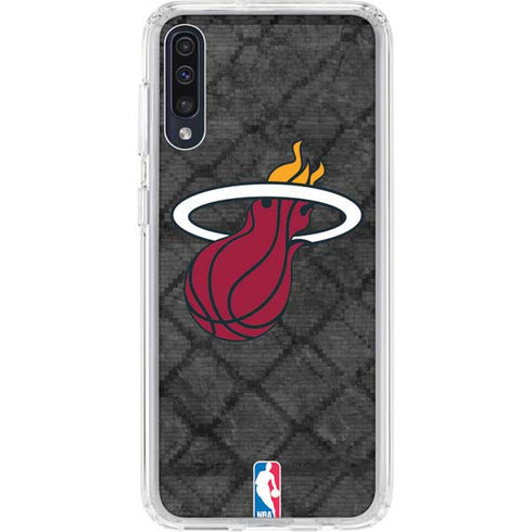NBA Miami Heat Dark Rust Galaxy A50 Clear Case