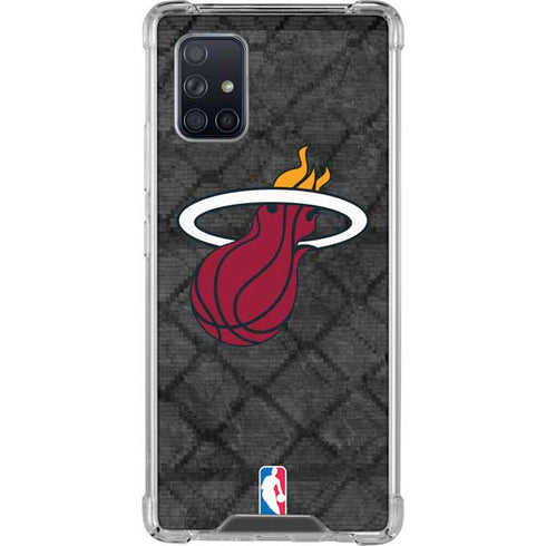 NBA Miami Heat Dark Rust Galaxy A71 5G Clear Case