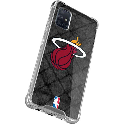 NBA Miami Heat Dark Rust Galaxy A71 5G Clear Case