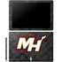 NBA Miami Heat Dark Rust Galaxy Book 12in Skin