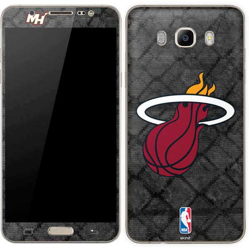 NBA Miami Heat Dark Rust Galaxy J7 Skin